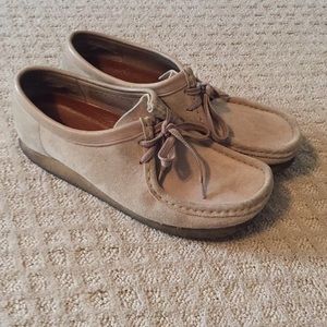 Clarks wallabee's.